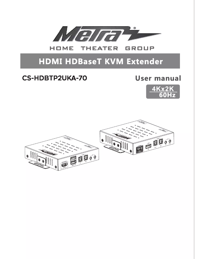 First page image of the manual for CS-HDBTP2UKA-70