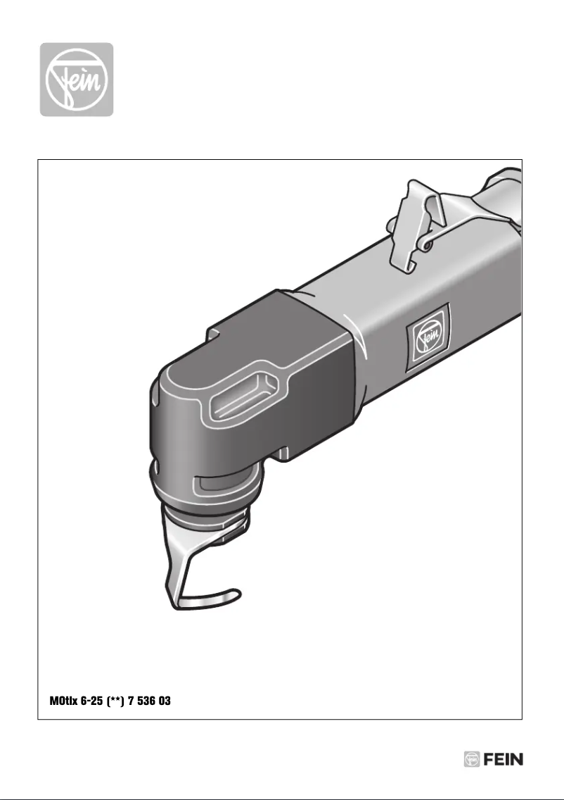 Page 1 of the manual User Manual Fein MOtlx 6-25