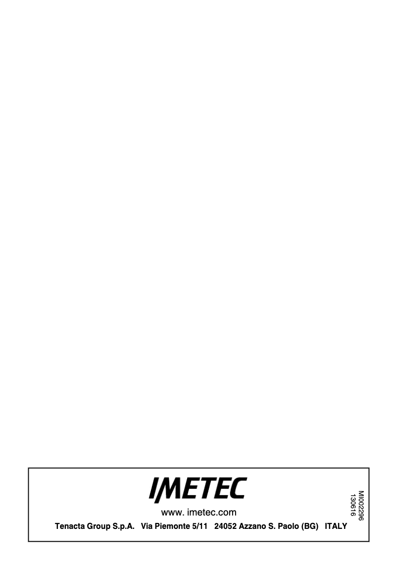 Page 1 of the manual User Manual Imetec SJ 700