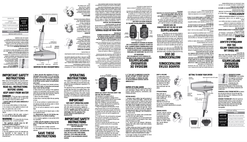 Page 1 of the manual User Manual Conair 910P