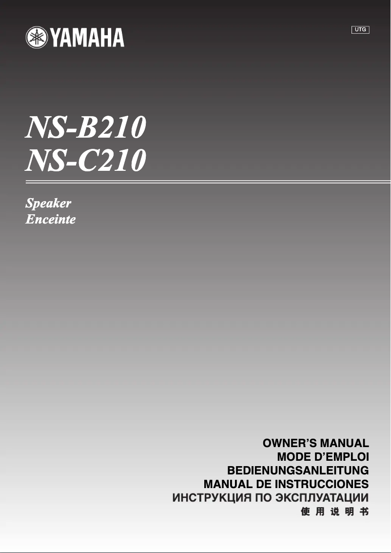 First page image of the manual for NS-B210 Bookshelf