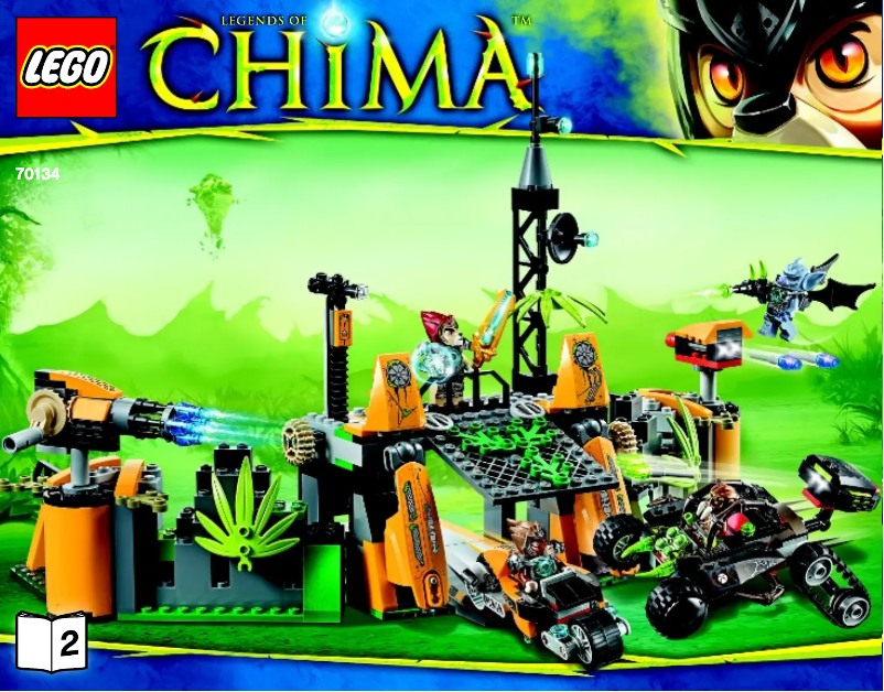 Page 1 of the manual User Manual Lego Chima 70134