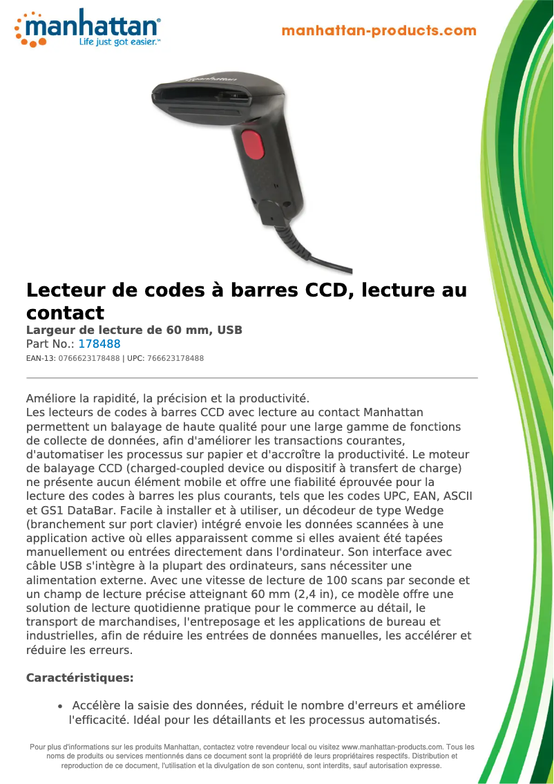 First page image of the manual for 178488