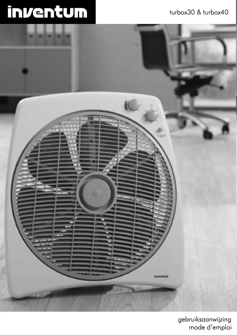 Page 1 of the manual User Manual Inventum TURBOX30