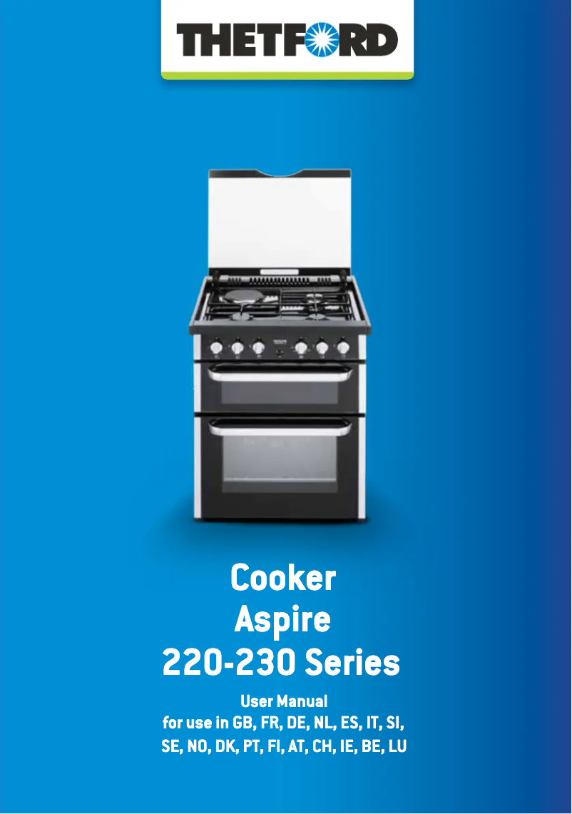 Page 1 of the manual User Manual Thetford Aspire SCK22