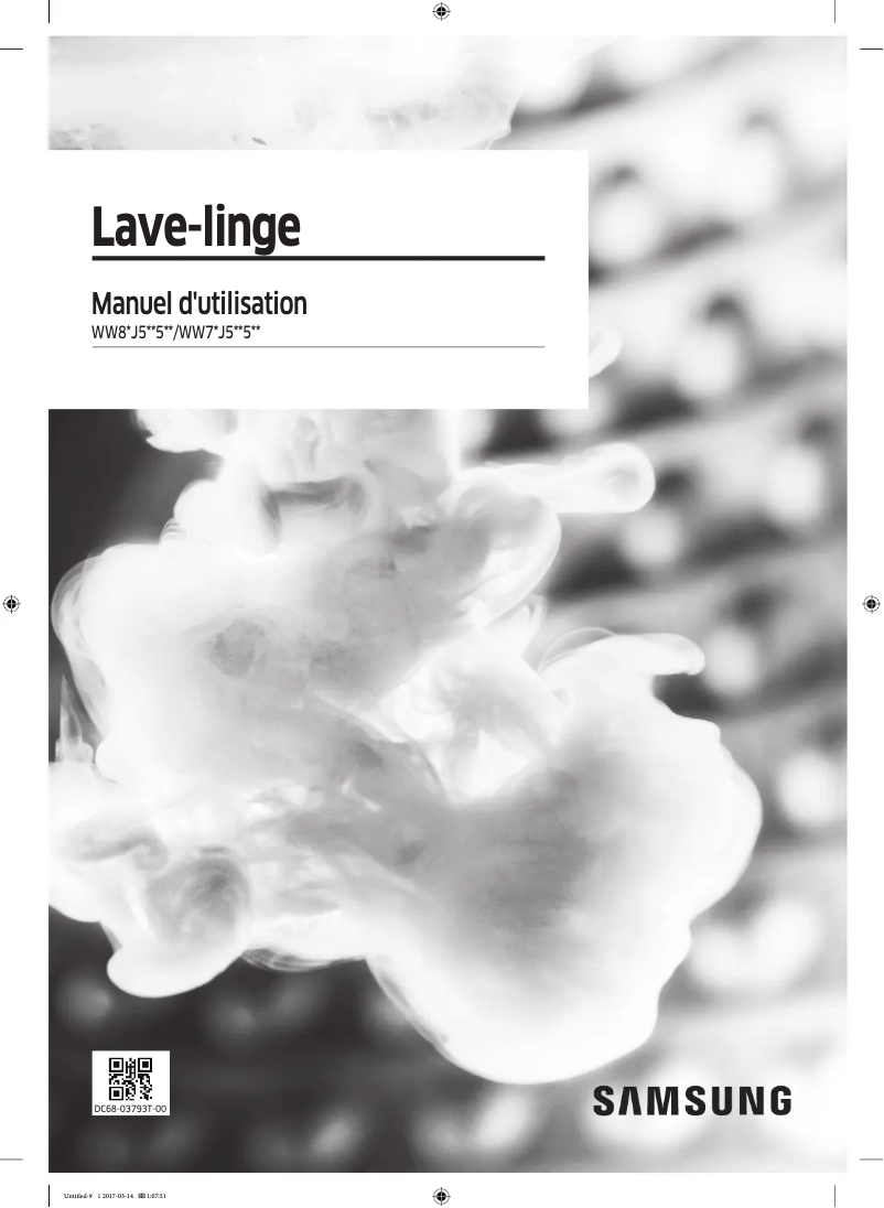 Page 1 of the manual User Manual Samsung WW70J5455FX