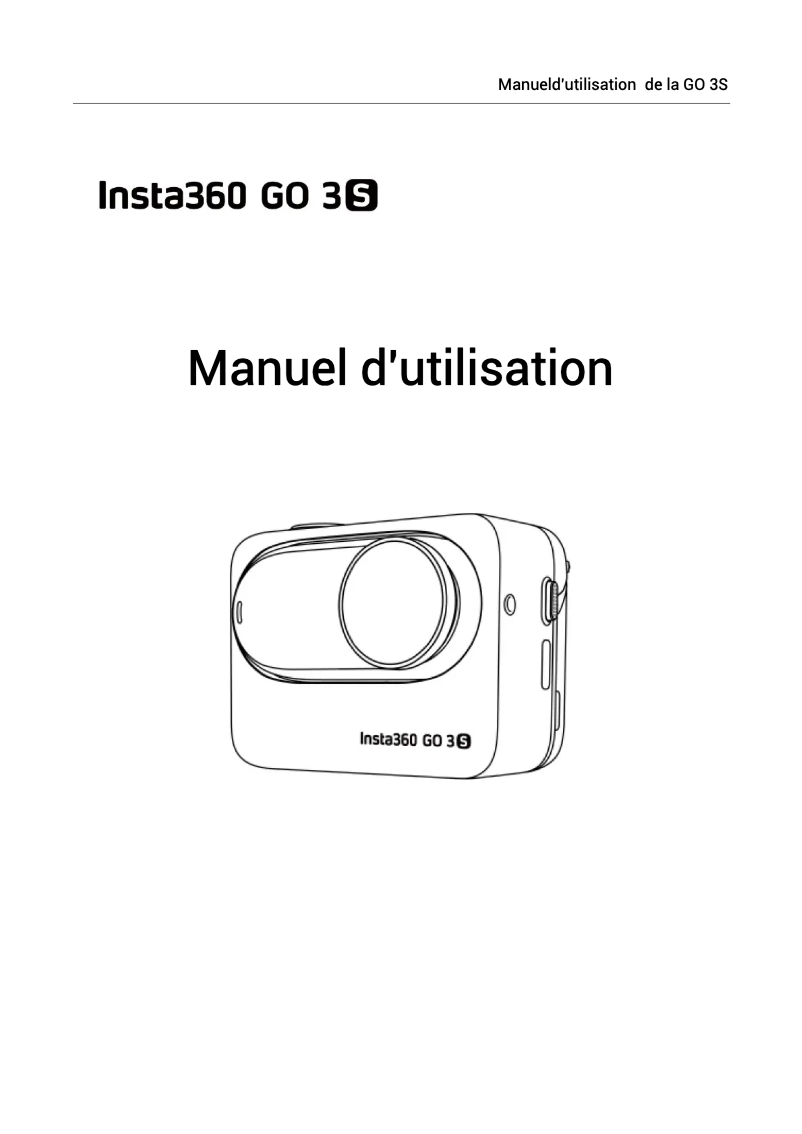 First page image of the manual for Go 3S