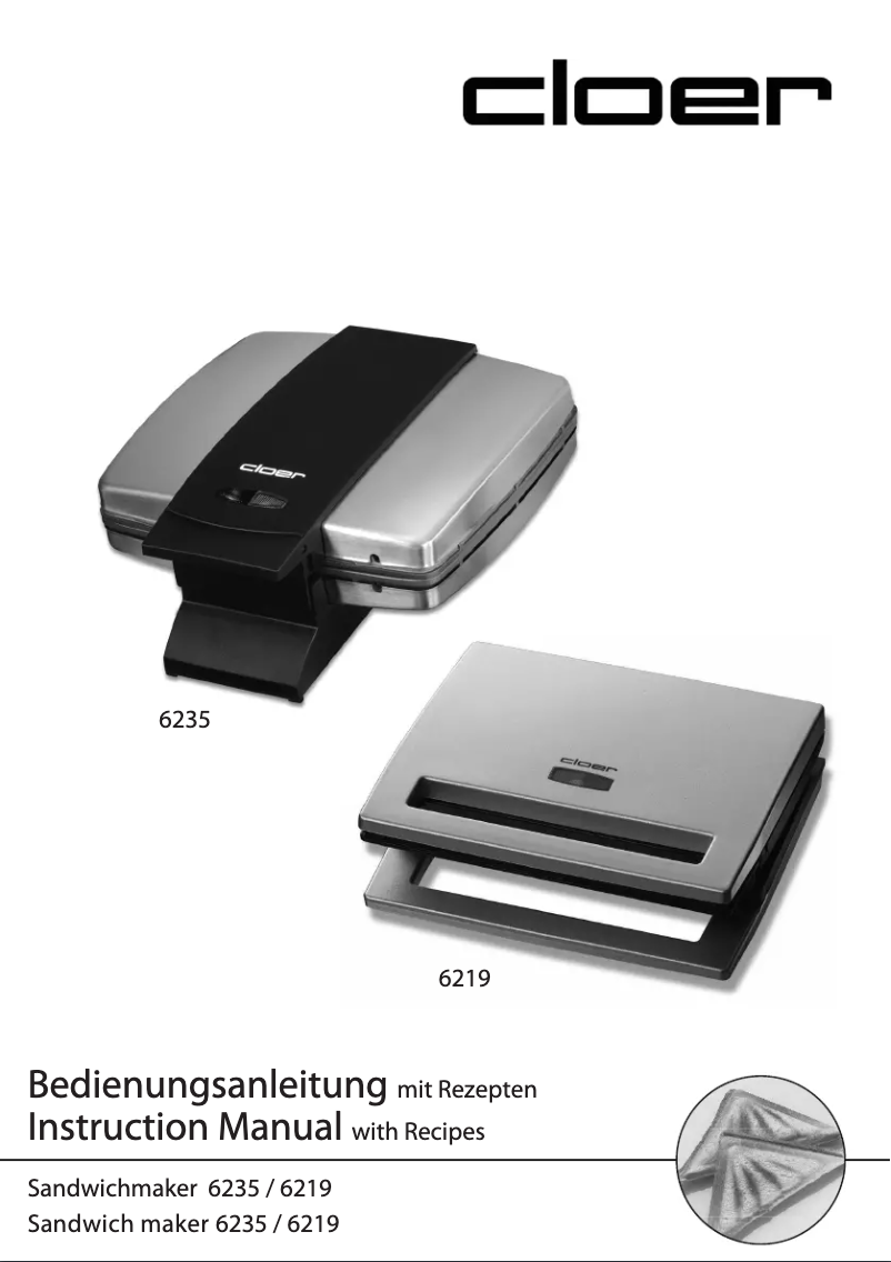 First page image of the manual for 6219