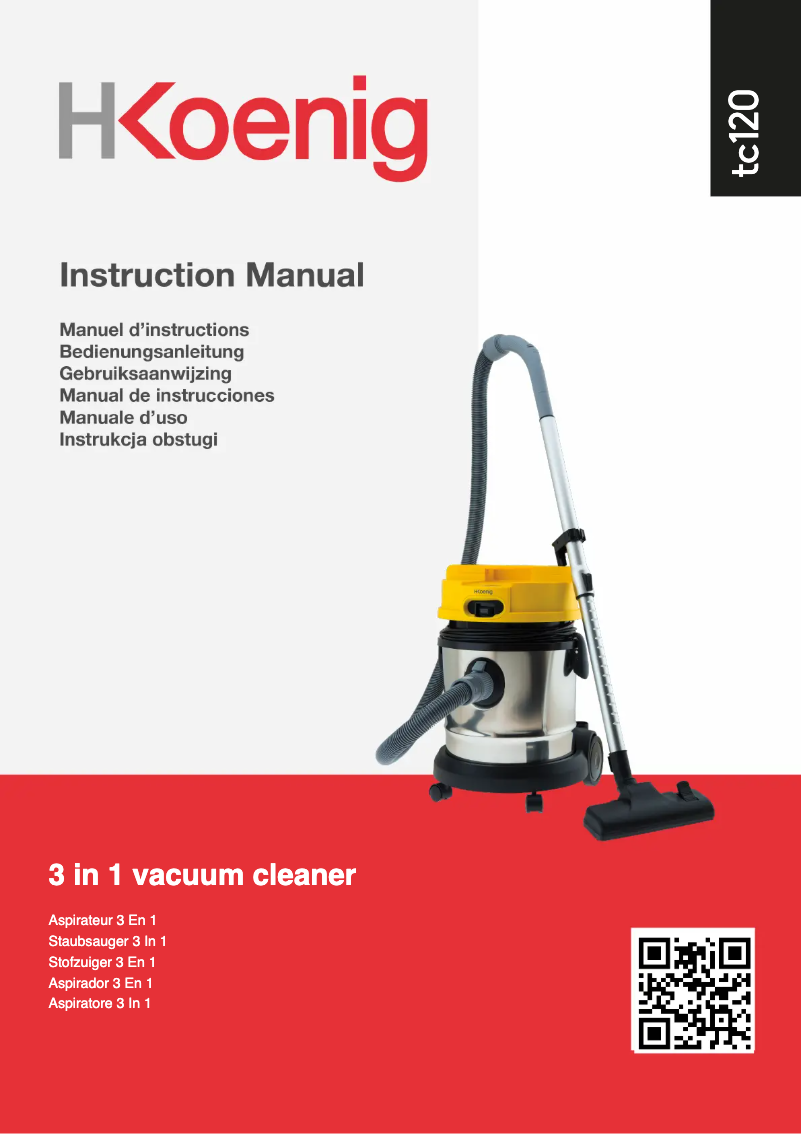 First page image of the manual for TC120