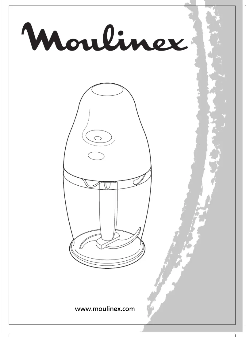 Page 1 of the manual User Manual Moulinex Multitrio 300 DJDA