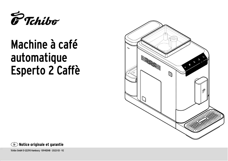 Page 1 of the manual User Manual Tchibo Esperto 2 Caffè
