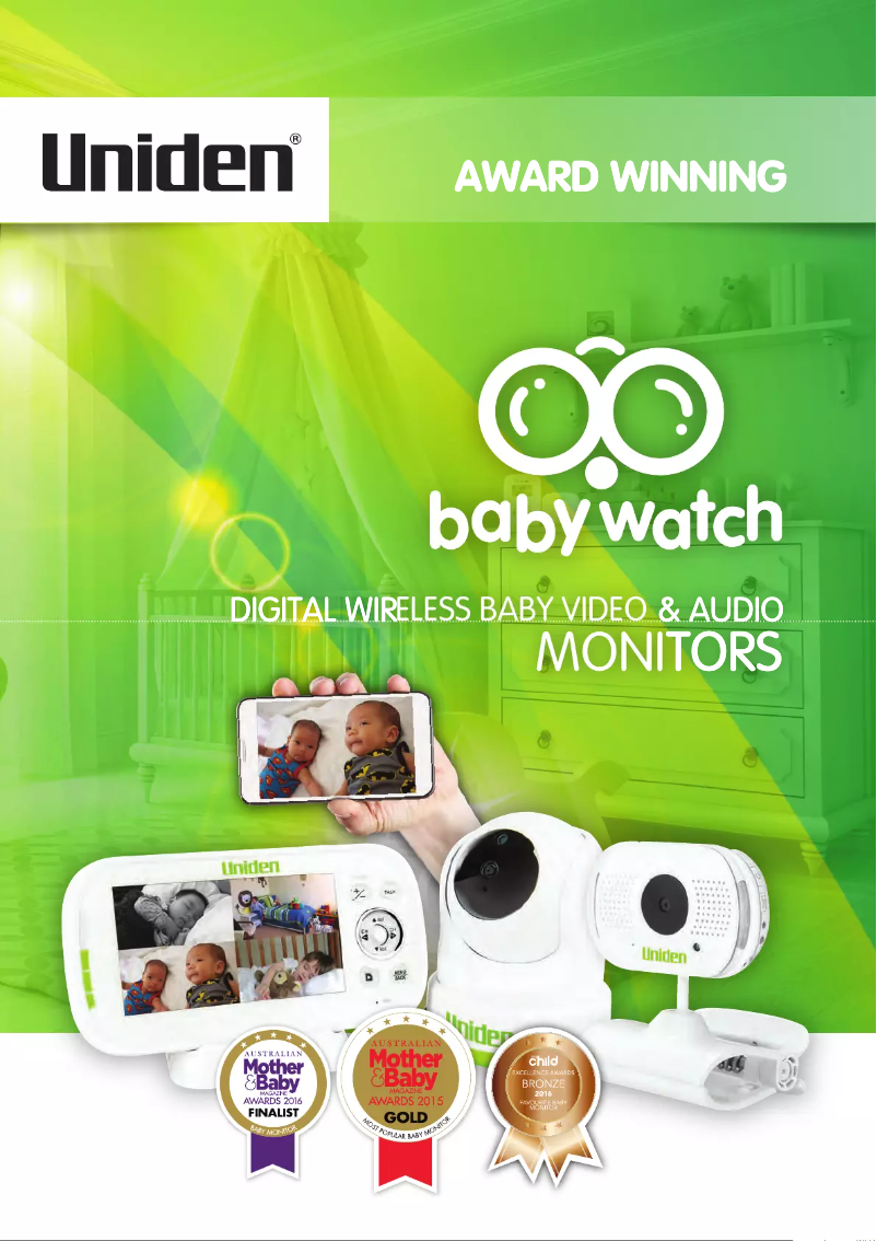 Page 1 of the manual Brochure Uniden BW 31PTZ