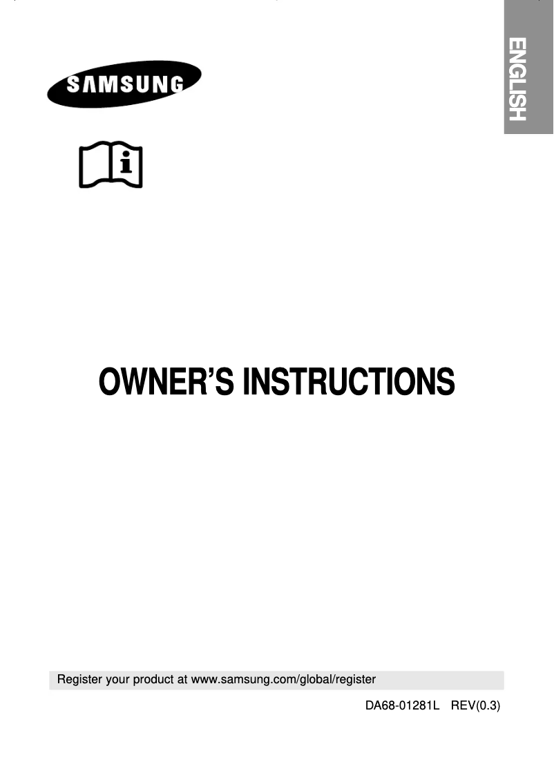 First page image of the manual for RL39EBMS