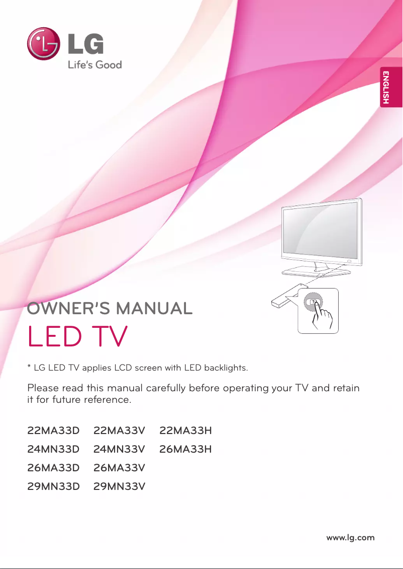Page 1 of the manual User Manual LG 24MN33V-PZ