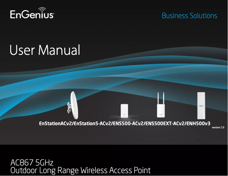 Page 1 of the manual User Manual EnGenius AC867