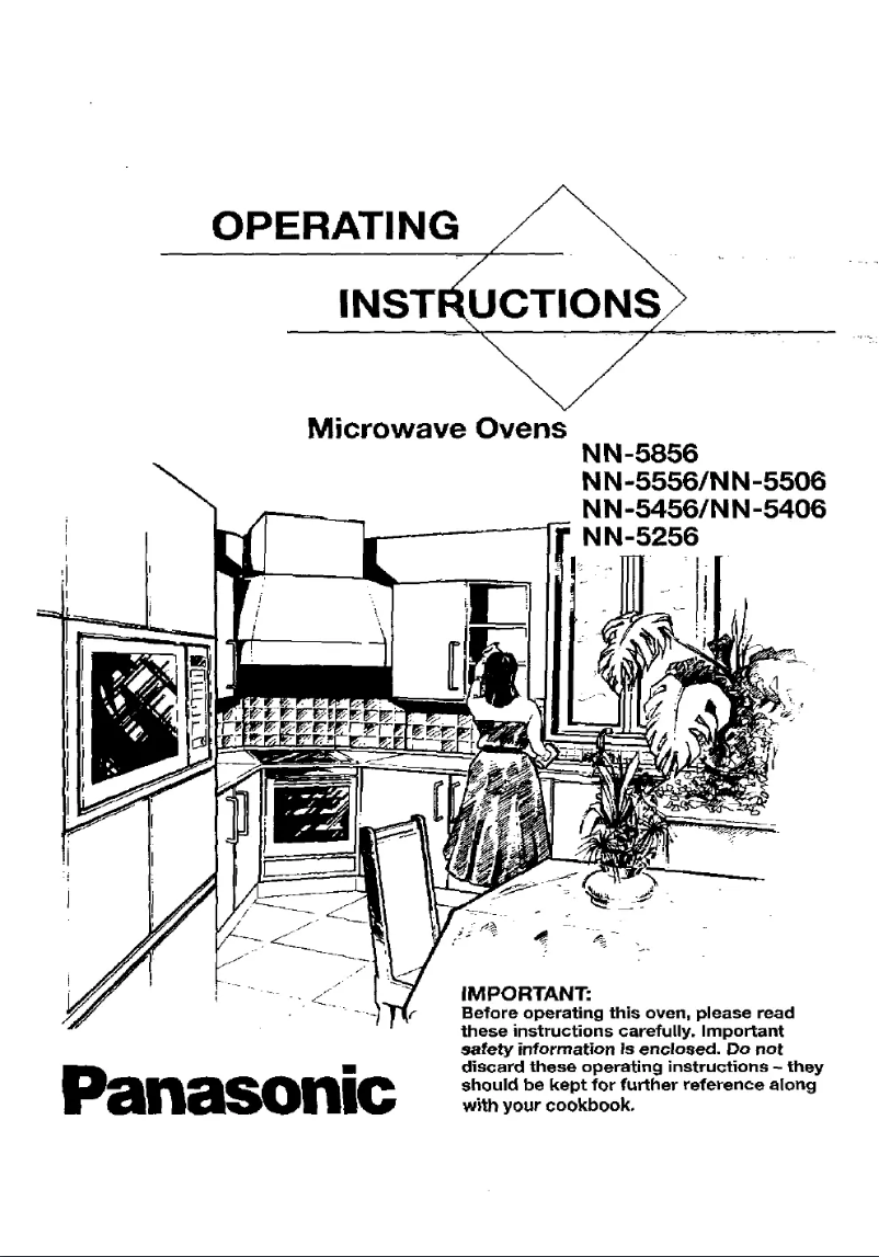 First page image of the manual for NN-5556