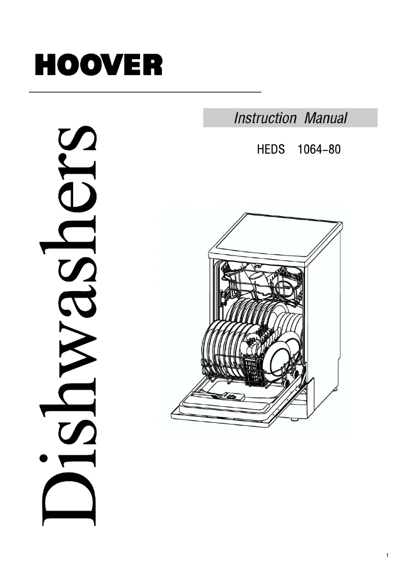 First page image of the manual for HEDS 1064-80 Nextra
