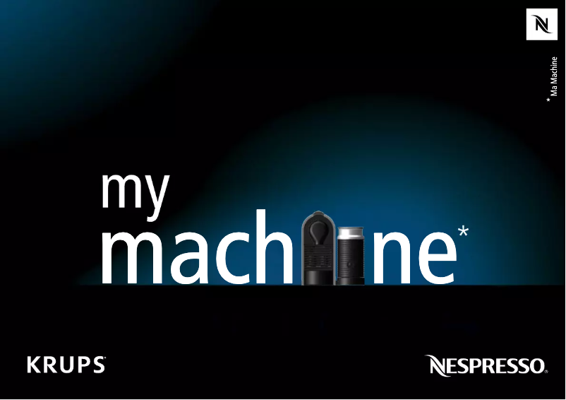 Page 1 of the manual User Manual Krups Nespresso U & Milk