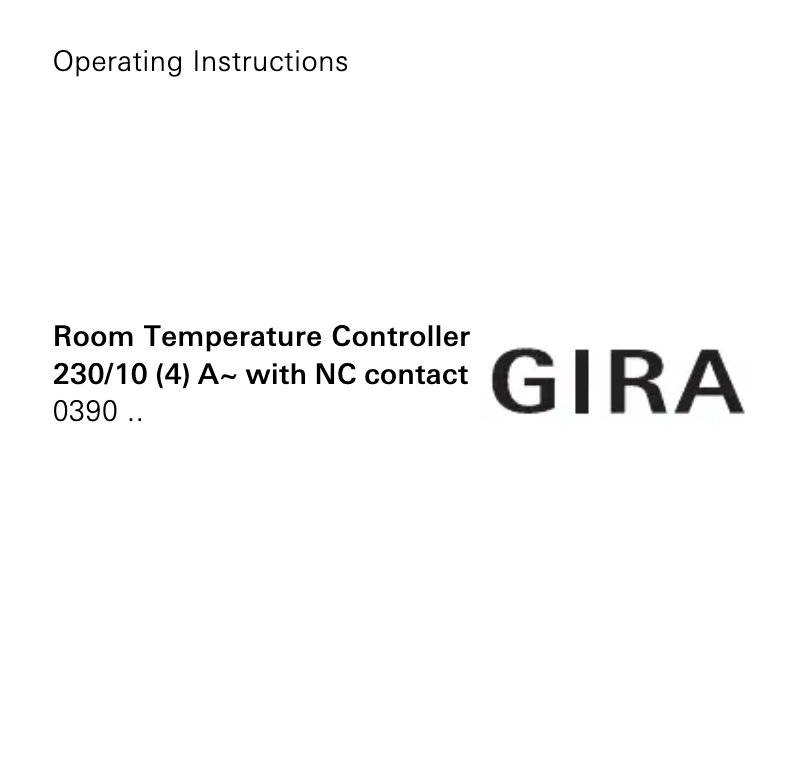 First page image of the manual for 039040