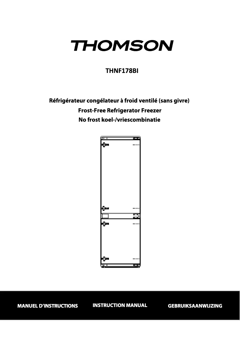 Page 1 of the manual User Manual Thomson THNF 178 BI