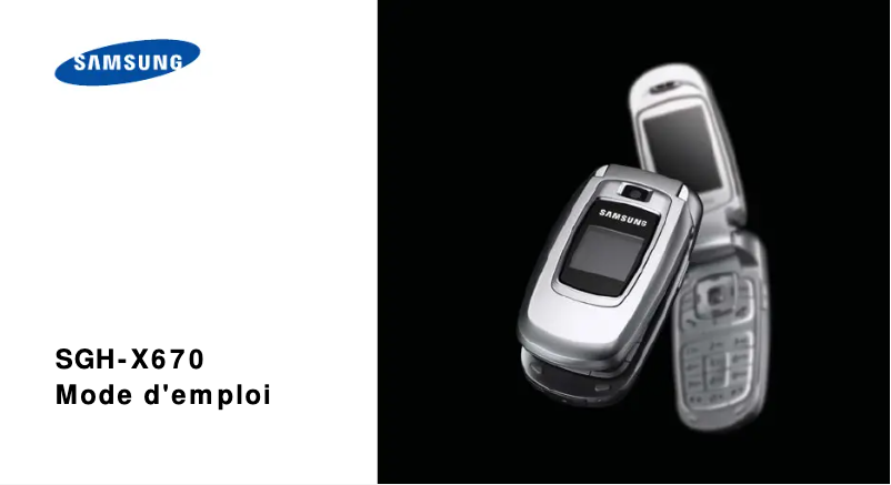 First page image of the manual for SGH-X670