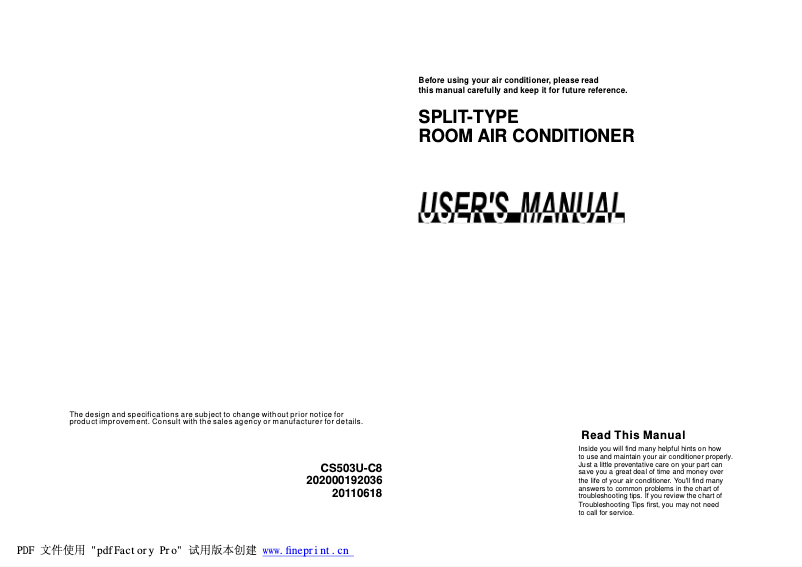 Page 1 of the manual User Manual Midea MSE28M4