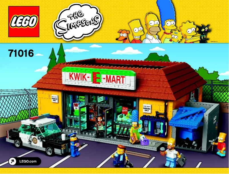 Page 1 of the manual User Manual Lego The Simpsons 71016
