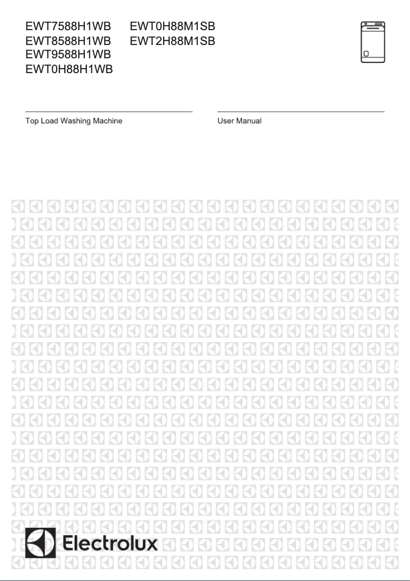 Page 1 of the manual User Manual Electrolux EWT8588H1WB