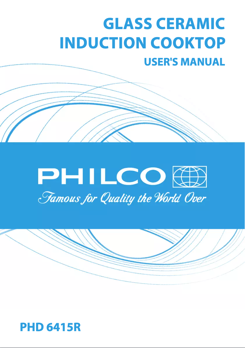 First page image of the manual for PHD 6415 R