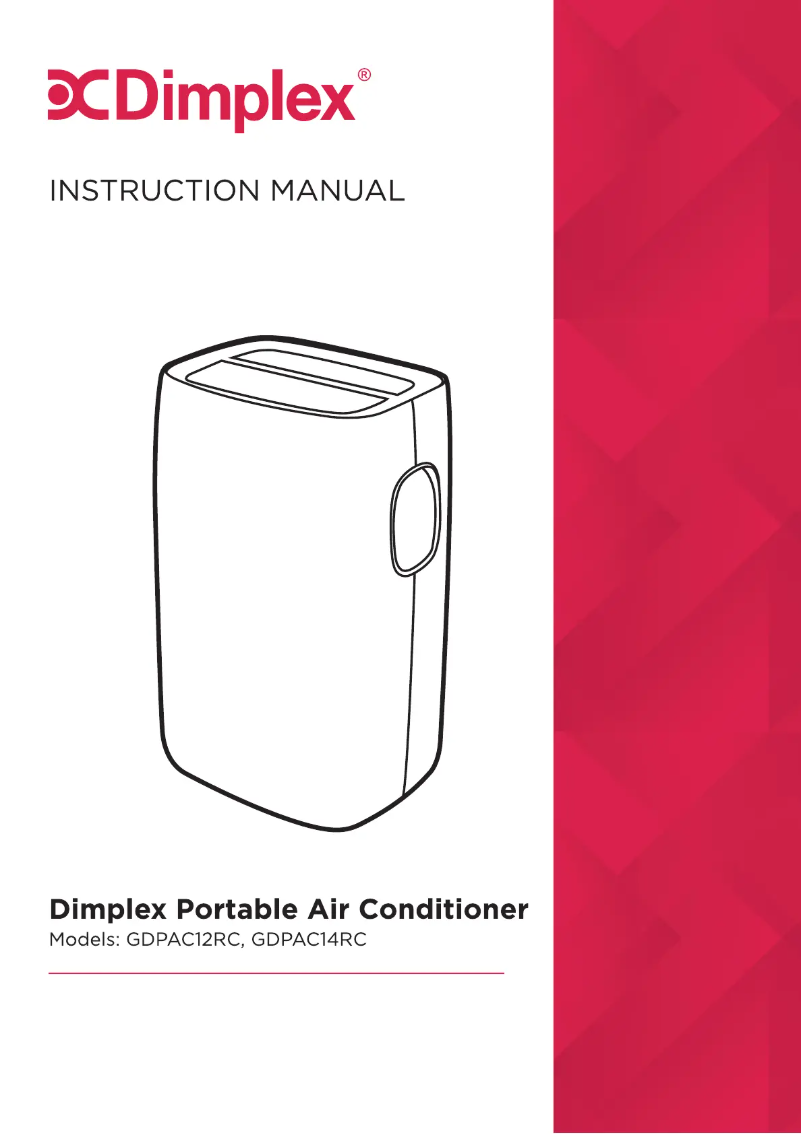 Page 1 of the manual User Manual Dimplex GDPAC12RC
