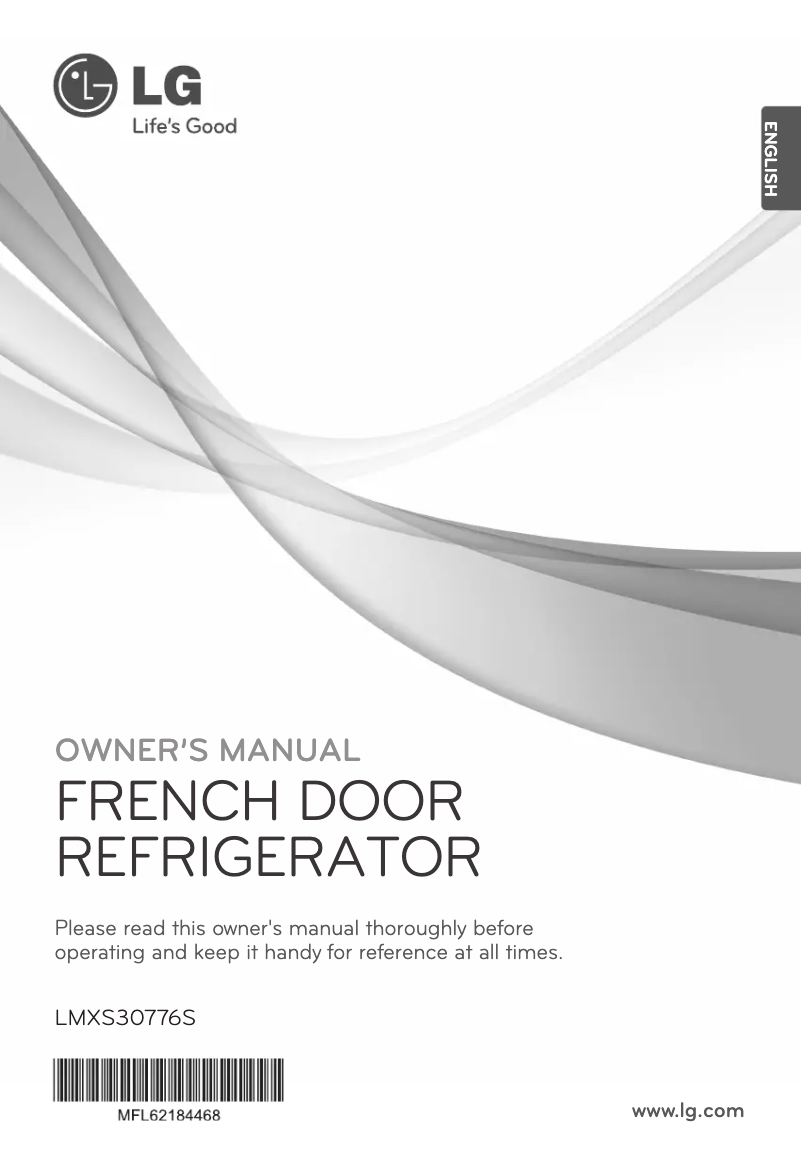 First page image of the manual for LMXS30776