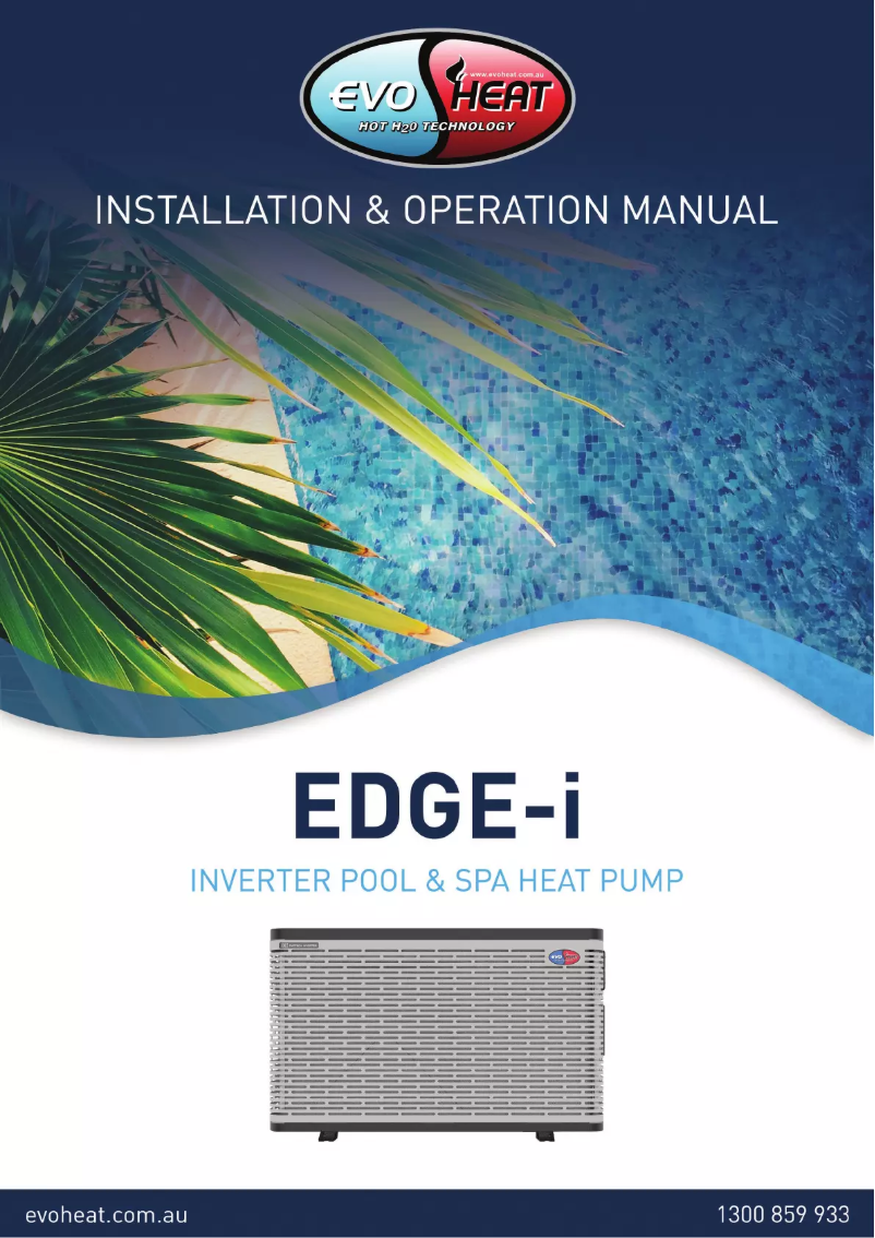 Page 1 of the manual User Manual EvoHeat Evo Edge-i