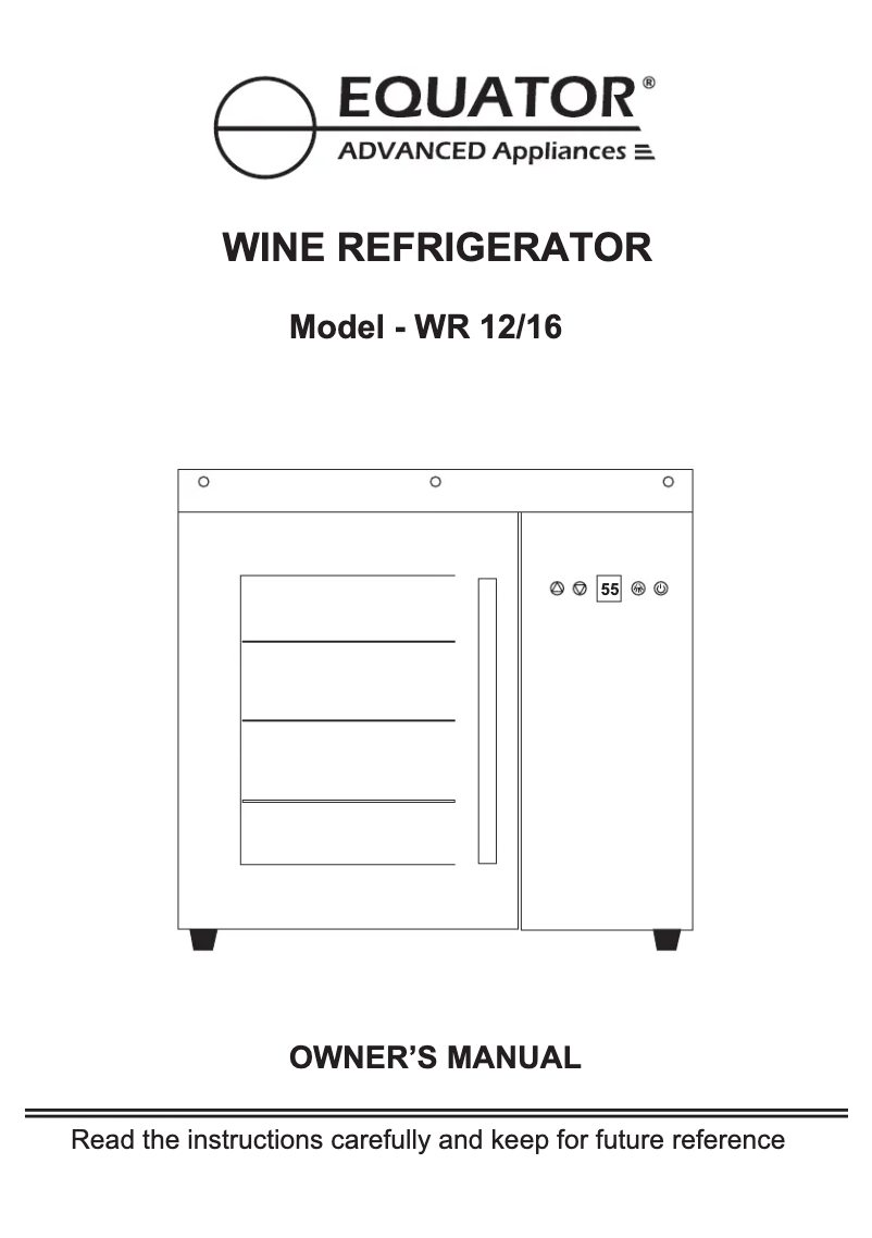 First page image of the manual for WR 16