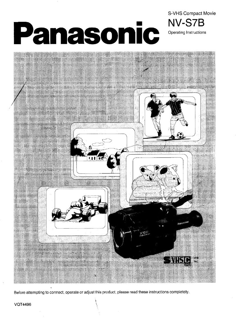 First page image of the manual for NV-S7B