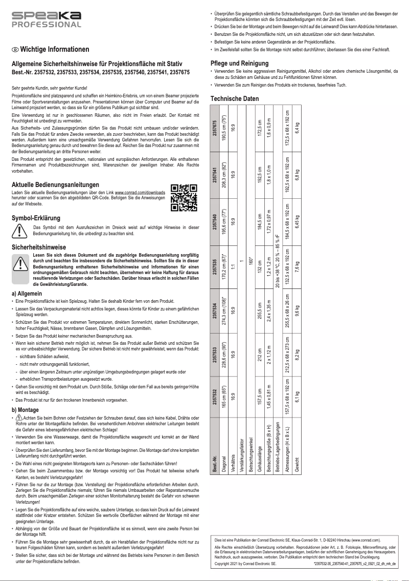 First page image of the manual for SP-PST-310
