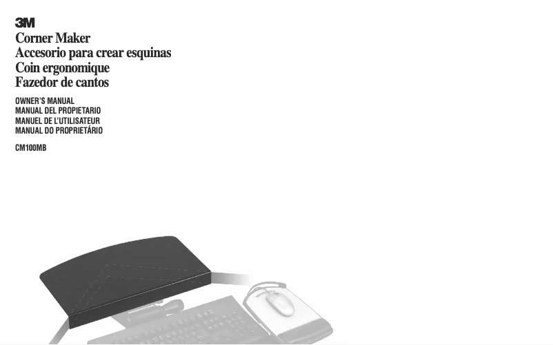 First page image of the manual for CM100MB