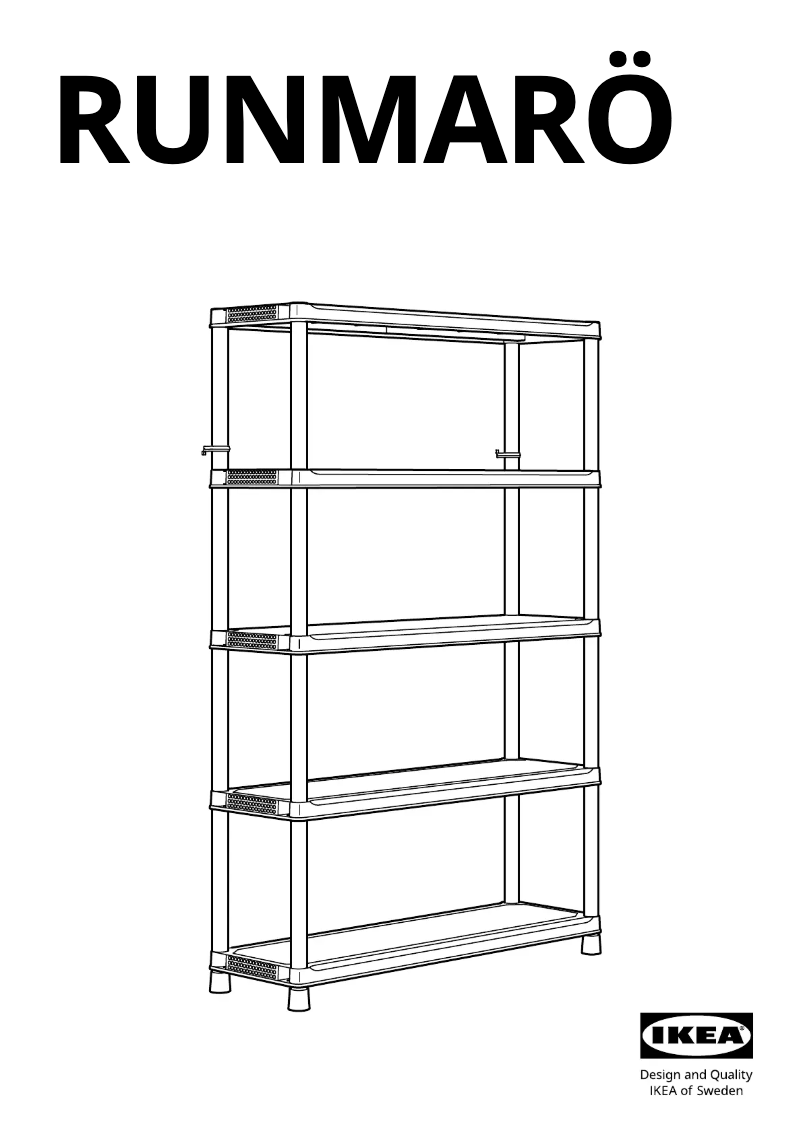 First page image of the manual for RUNMARÖ 905.513.18