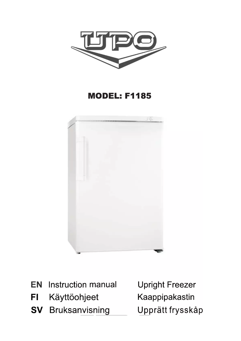 First page image of the manual for F1185