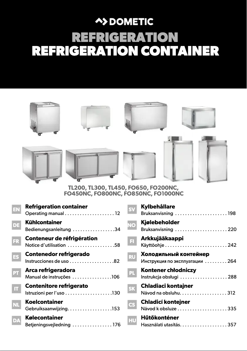 Image de la première page du manuel de l'appareil FO 1000NC