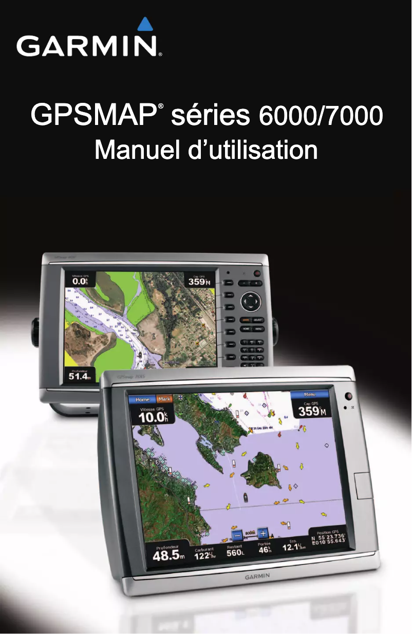 Page 1 of the manual User Manual Garmin GPSMAP 6208