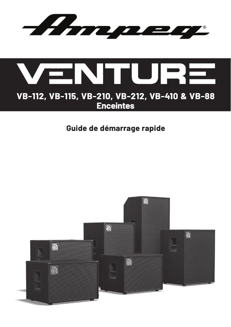Image de la première page du manuel de l'appareil Venture VB-210