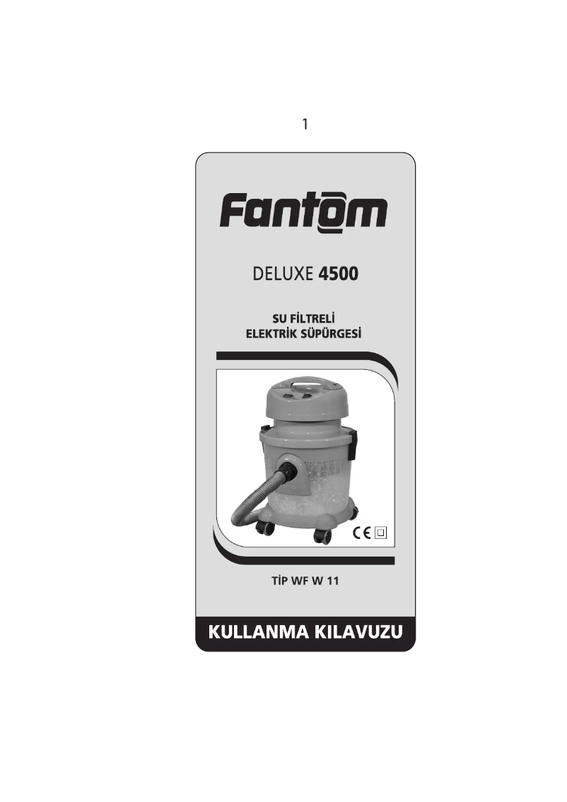 First page image of the manual for Deluxe 4500