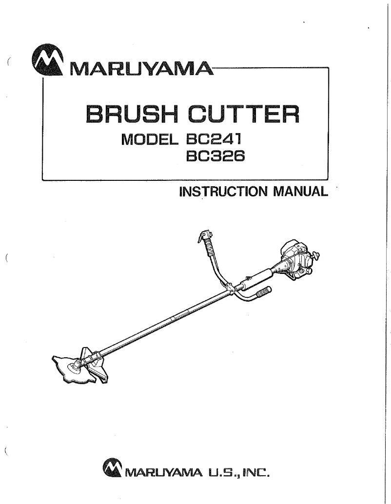 First page image of the manual for BC326