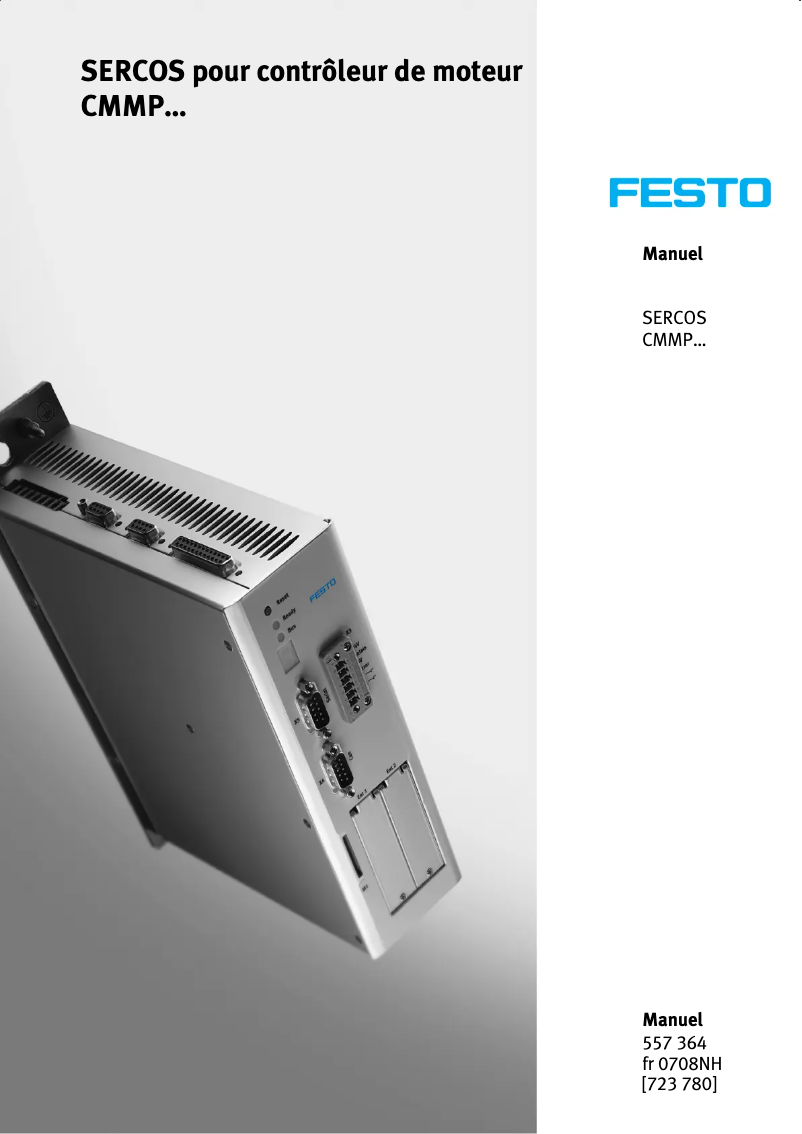 Page 1 of the manual User Manual Festo P.BE-CMMP-SC-SW-IT