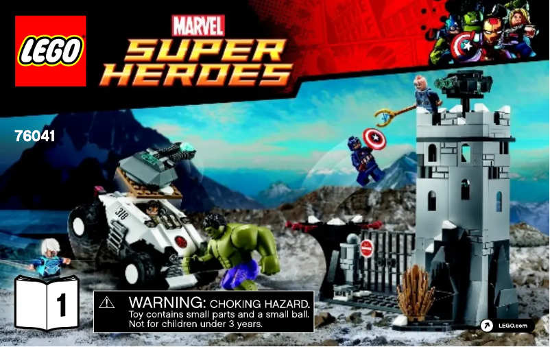 Page 1 of the manual User Manual Lego Marvel Super Heroes 76041
