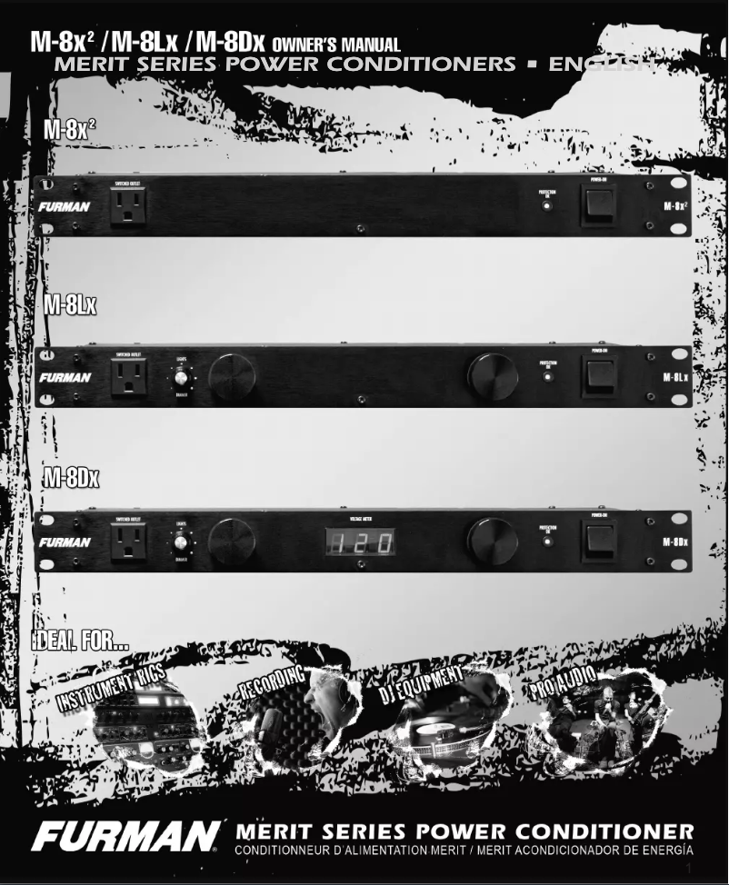 First page image of the manual for M-8Lx