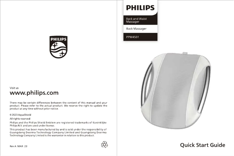 First page image of the manual for PPM4501