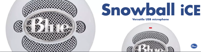 Page 1 of the manual User Manual Blue Snowball iCE