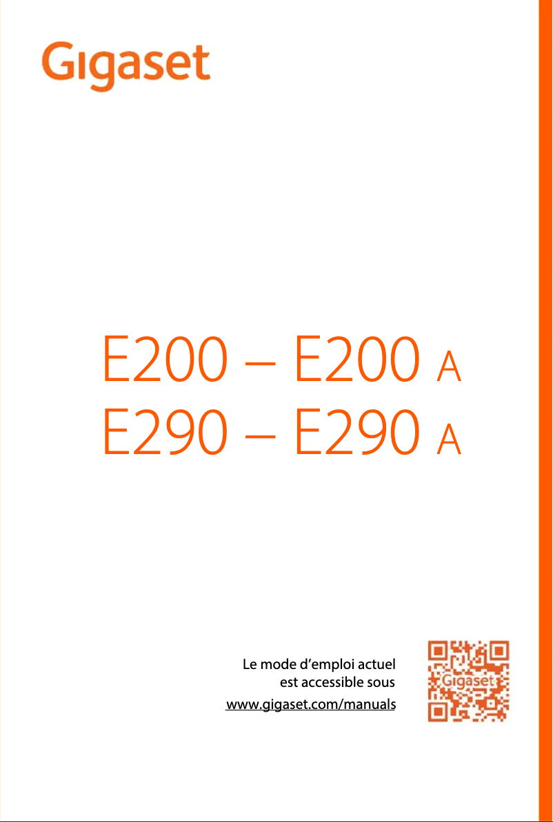 First page image of the manual for E290A