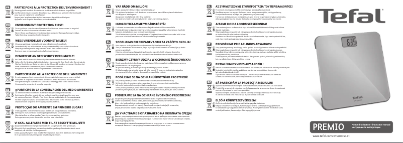 First page image of the manual for Premio PP1220